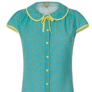 Lindy Bop BANANAS! Blouse XXL